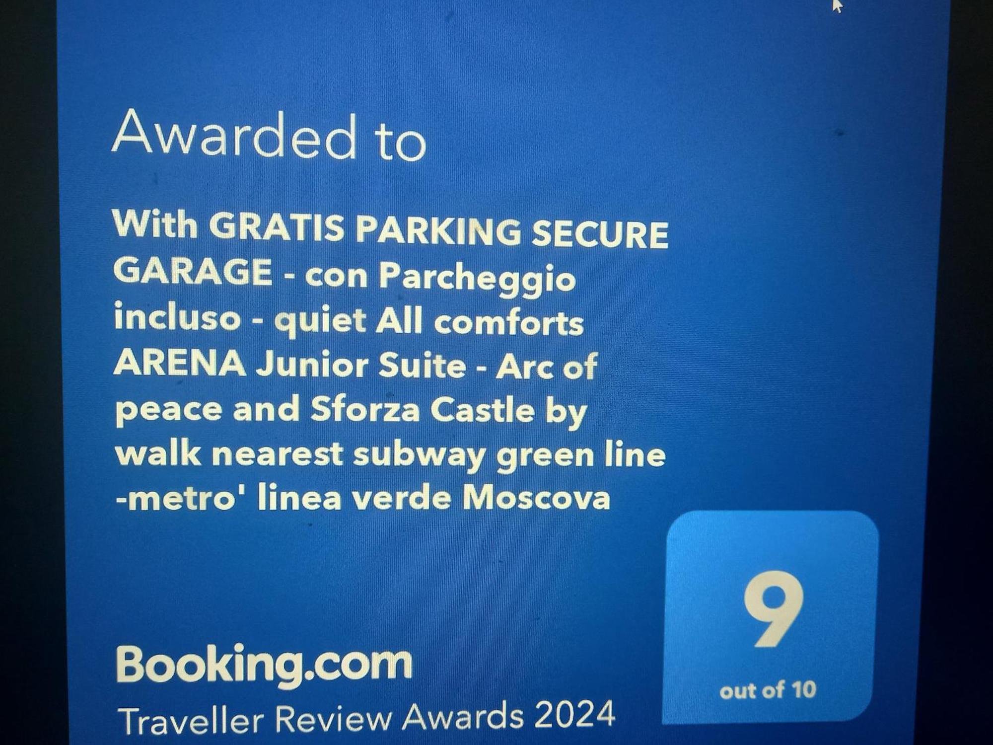 Arena Suite All Comforts - With Free Parking Garage Per Qualified Rate - Con Parcheggio Incluso Per Le Tariffe Qualificanti - Metro Verde Greenline Moscova Μιλάνο Εξωτερικό φωτογραφία